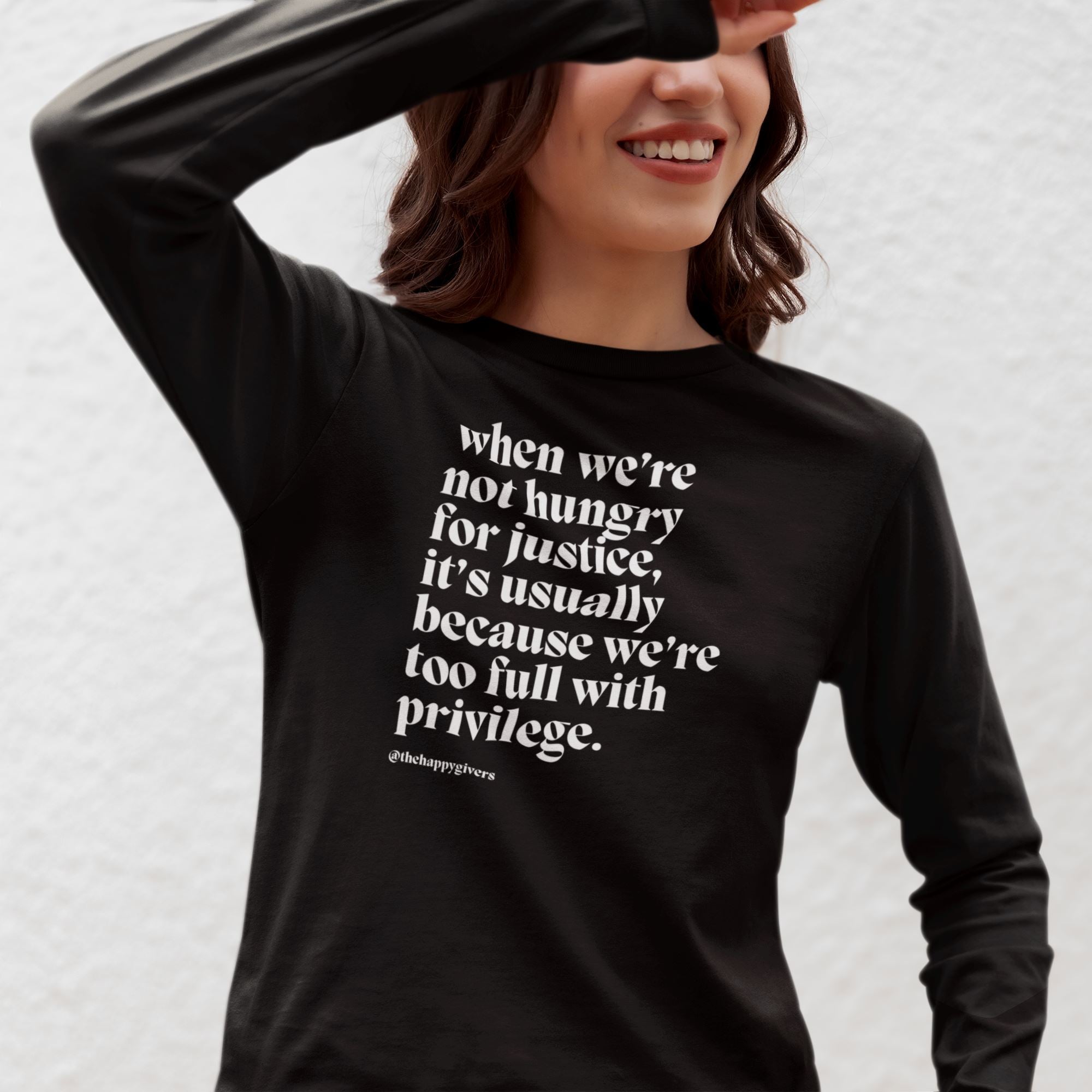 Hungry For Justice | Unisex Long Sleeve Tee