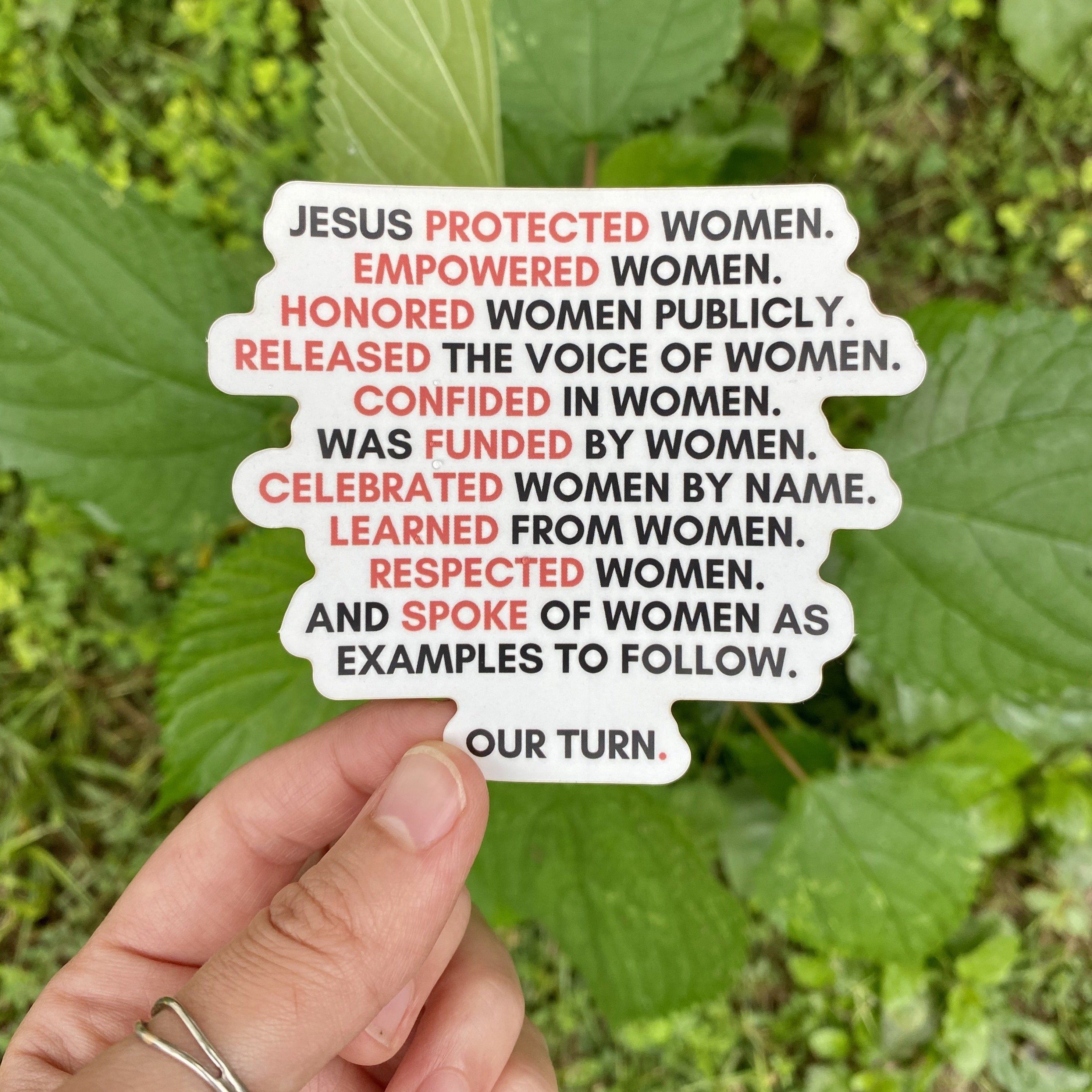 Jesus - Women | Sticker