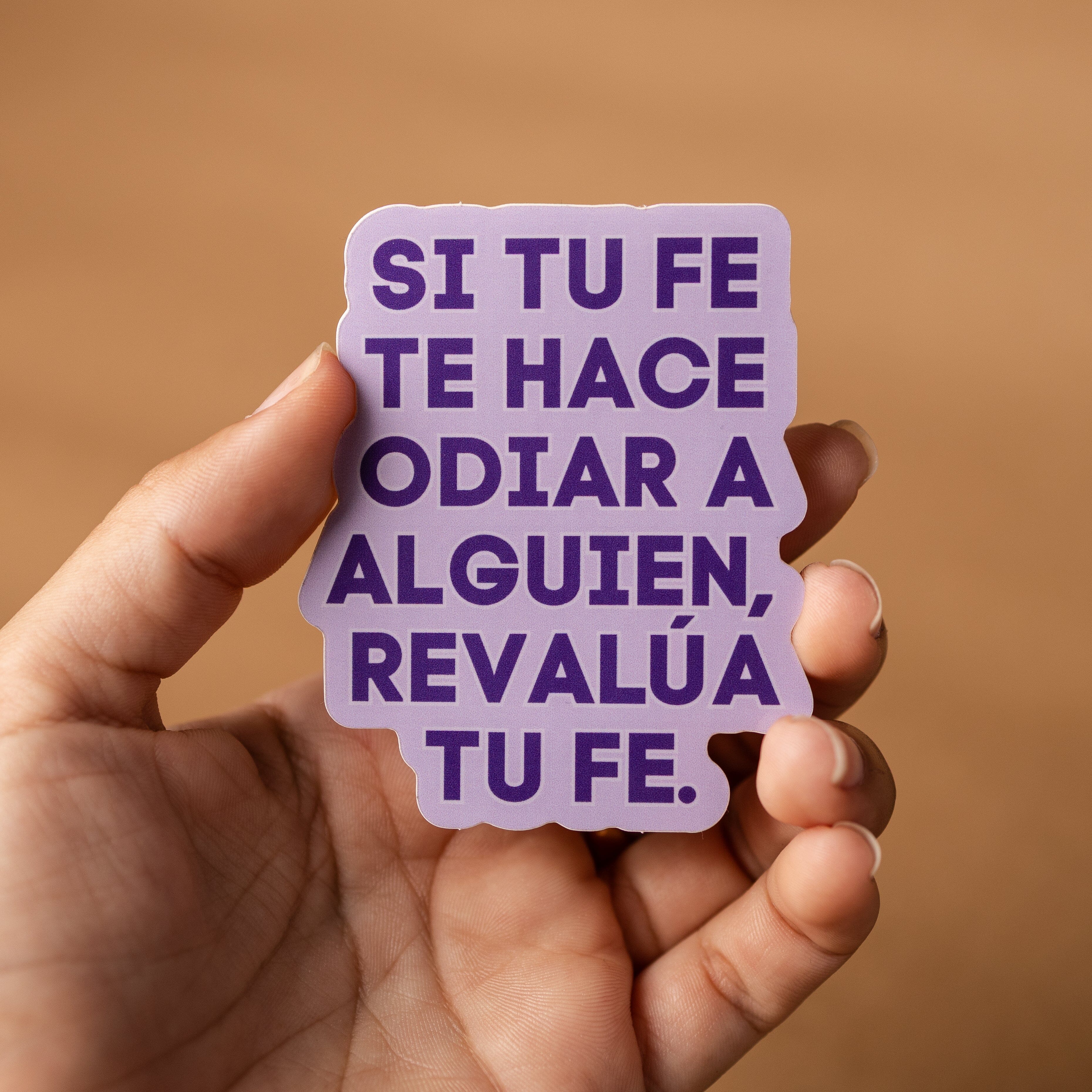 Con Fe Sticker Revalúa Tu Fe | Sticker – The Happy Givers