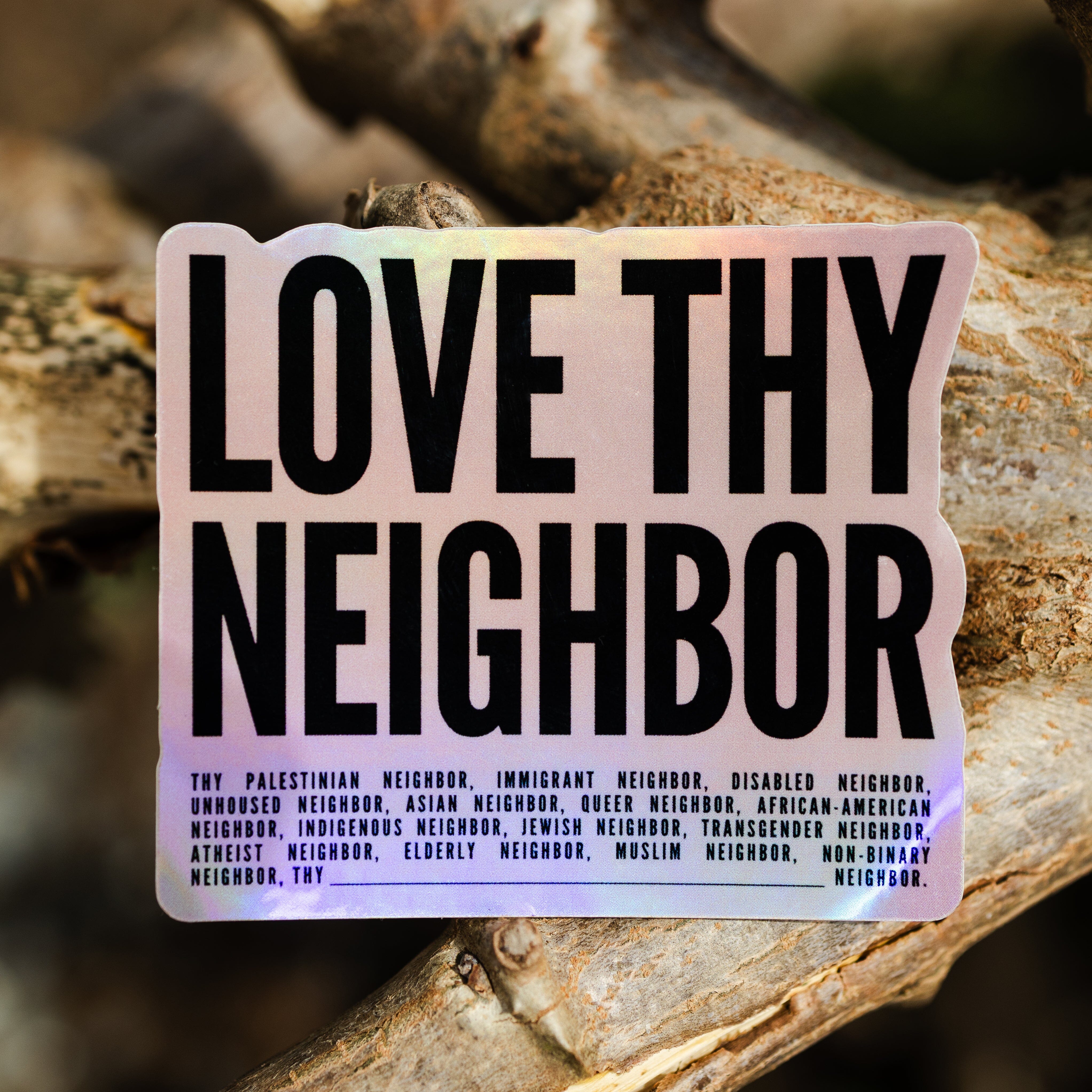 Neighbor | Holographic Sticker