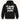 A black pullover hoodie with a front kangaroo pocket and drawstrings, featuring the phrase 'el pueblo salva al pueblo.' printed in a large white handwritten-style font across the chest, shown against a plain off-white background.