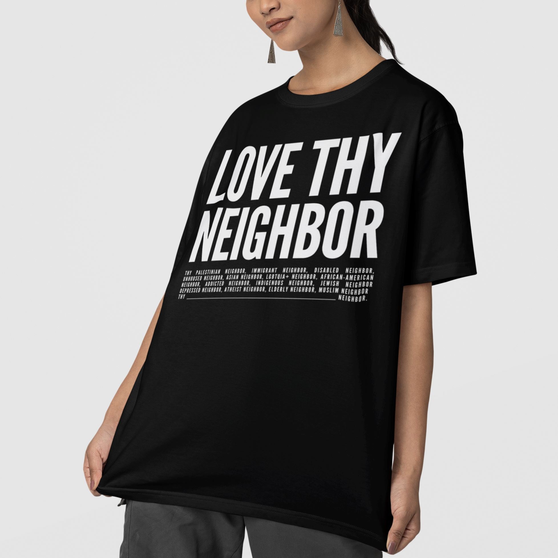Edición especial Love Thy ______ | Camiseta de manga corta unisex (varios colores)