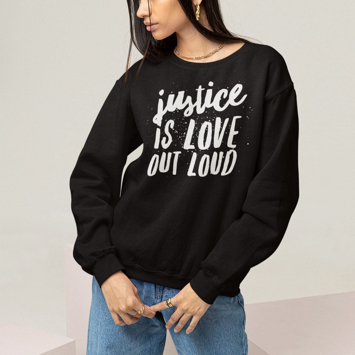 Justice is Love Out Loud | Unisex Long Sleeve Tee
