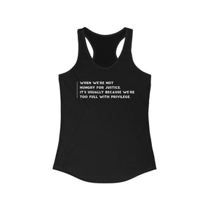 
            
                Load image into Gallery viewer, Hungry For Justice | Women&amp;#39;s Tank Top
            
        