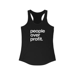 
            
                Load image into Gallery viewer, People Over Profit | Women&amp;#39;s Tank Top
            
        