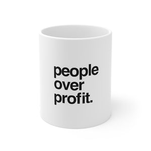 
            
                Load image into Gallery viewer, People Over Profit | Mug
            
        