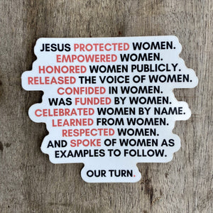 Jesús - Mujeres | Pegatina