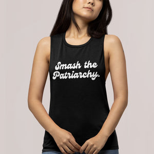 
            
                Load image into Gallery viewer, Smash The Patriarchy | Women&amp;#39;s Muscle Tank
            
        