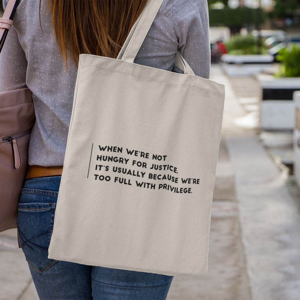 
            
                Load image into Gallery viewer, Hungry For Justice | Tote Bag
            
        