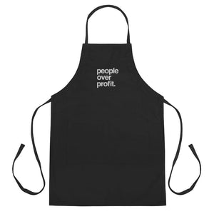 
            
                Load image into Gallery viewer, People Over Profit | Apron
            
        