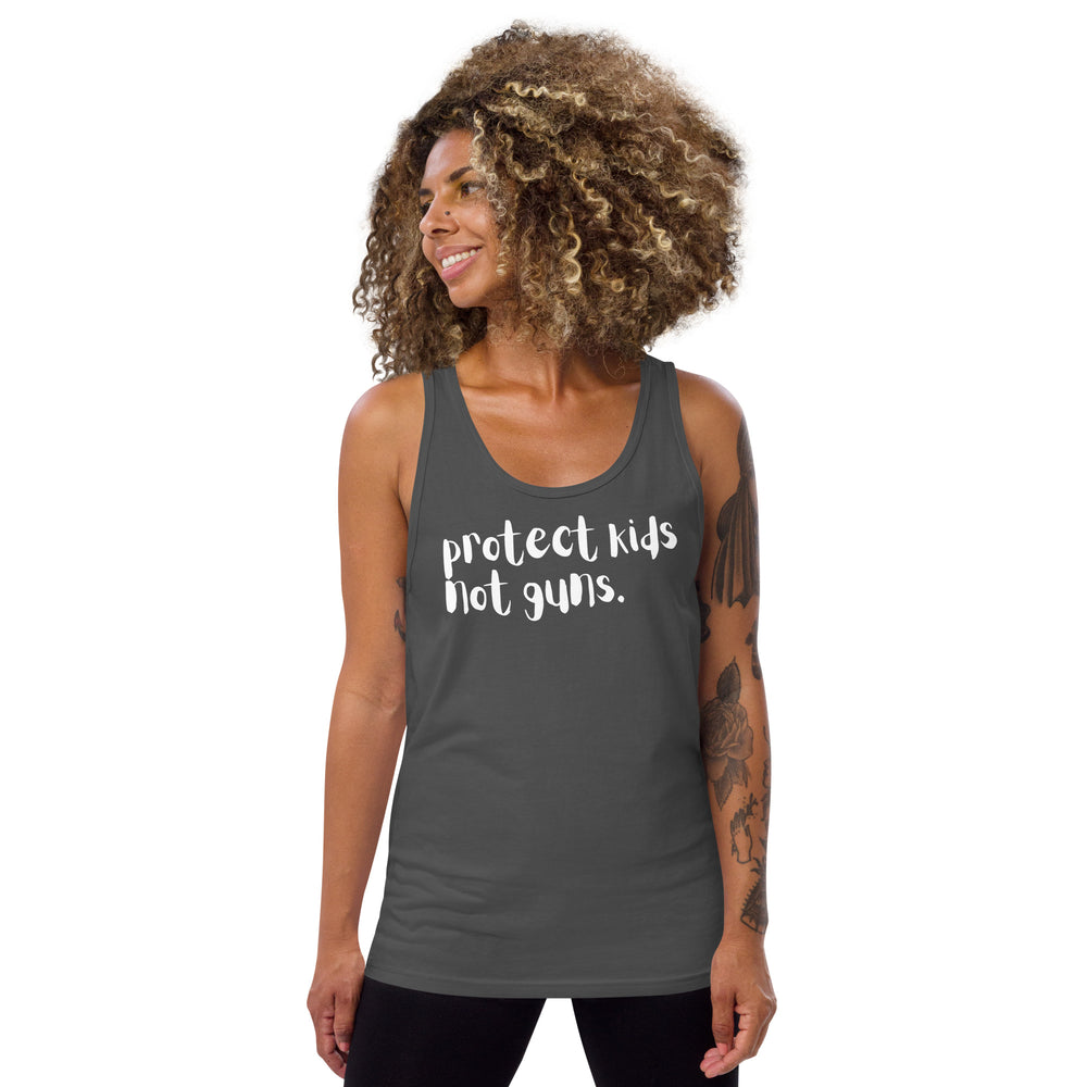 
            
                Load image into Gallery viewer, Protect Kids, Not Guns | Unisex Tank Tops
            
        