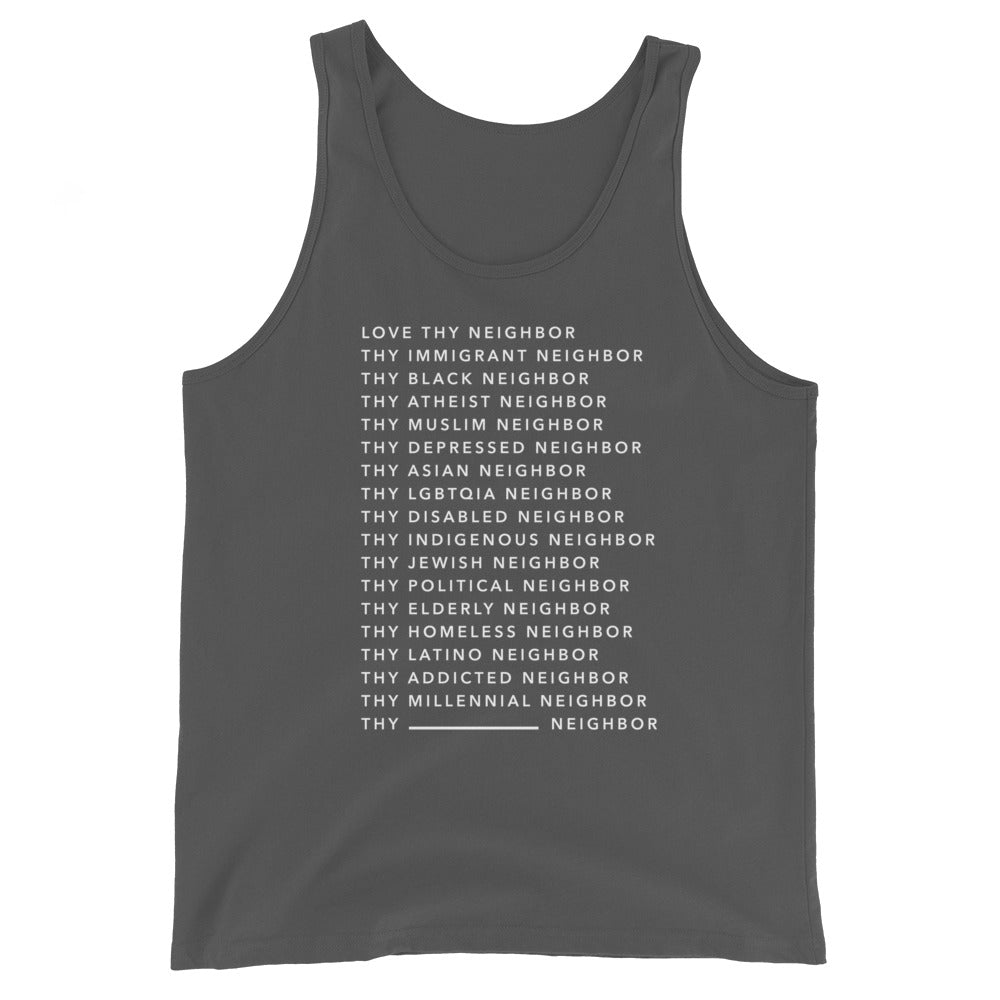 
            
                Load image into Gallery viewer, Love Thy | Unisex Tank Tops
            
        