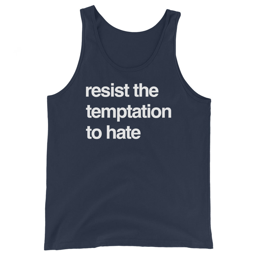 
            
                Load image into Gallery viewer, Resist The Temptation | Unisex Tank Tops
            
        