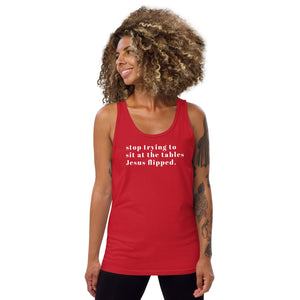 Stop Trying | Unisex Tank Tops
