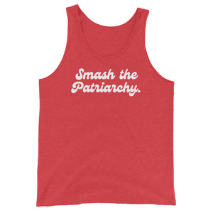 
            
                Load image into Gallery viewer, Smash The Patriarchy Unisex Tank Top
            
        