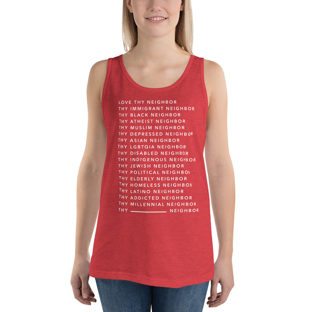 
            
                Load image into Gallery viewer, Love Thy | Unisex Tank Tops
            
        