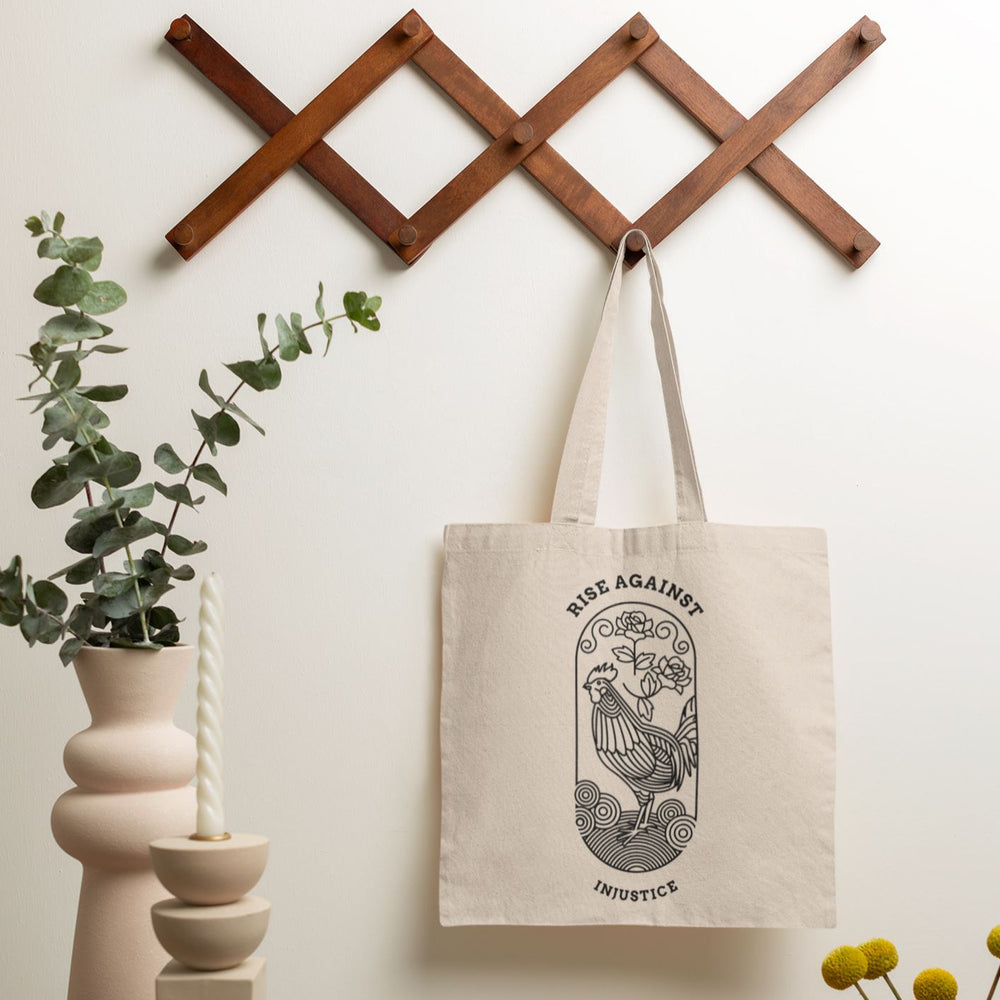 
            
                Load image into Gallery viewer, Rise Against Injustice | Tote Bag
            
        