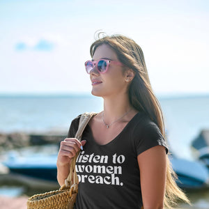 
            
                Load image into Gallery viewer, Listen To Women Preach | Women&amp;#39;s Slouchy Top
            
        
