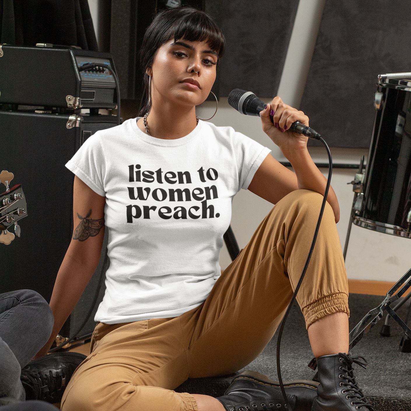 Listen To Women Preach  Unisex T-Shirt – The Happy Givers