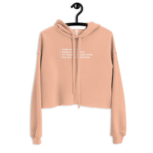 Hungry For Justice | Women's Crop Hoodie